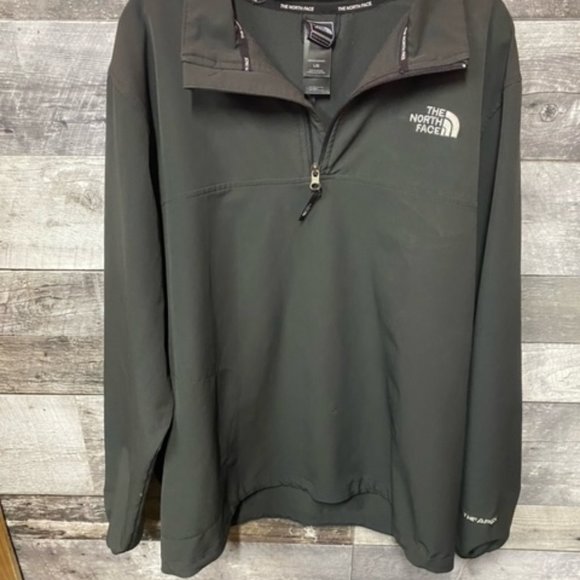 The NORTH FACE Mens Soft Shell Black Jacket - SZ:L - 1/4 Zipper - Picture 1 of 5